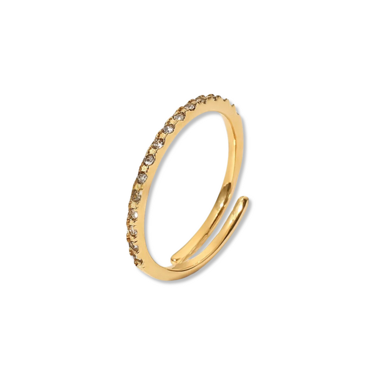 Micro Pavé Adjustable Ring