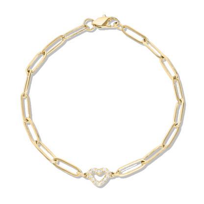 Heart Pavé Bracelet