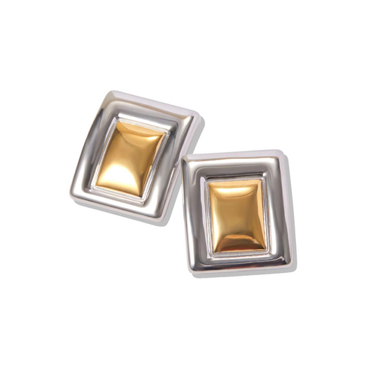 Bold Rectangle Studs