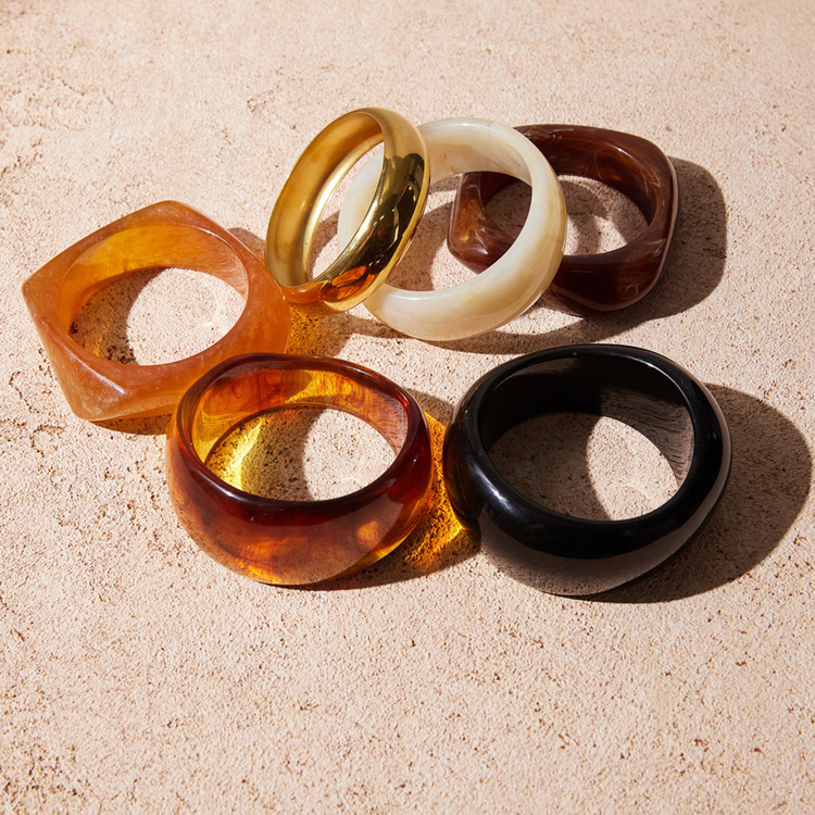 Chunky Resin Bangles