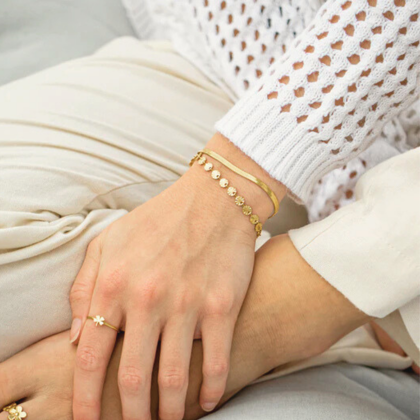 Sunburst Chain Bracelet