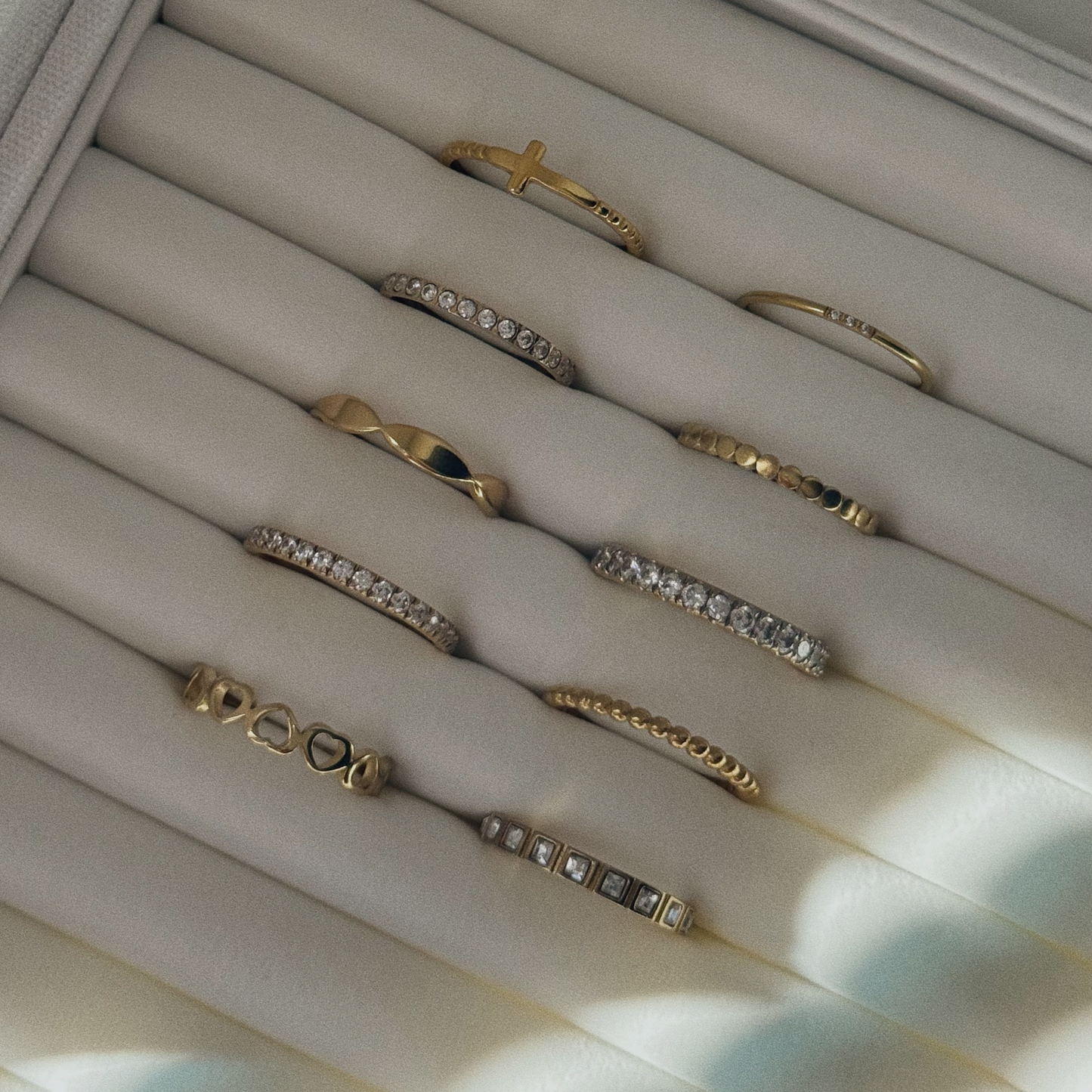 Beaded Stacking Ring