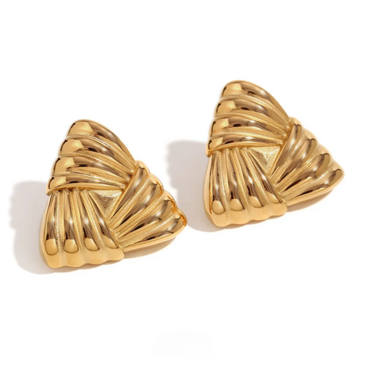 Triad Stud Earrings