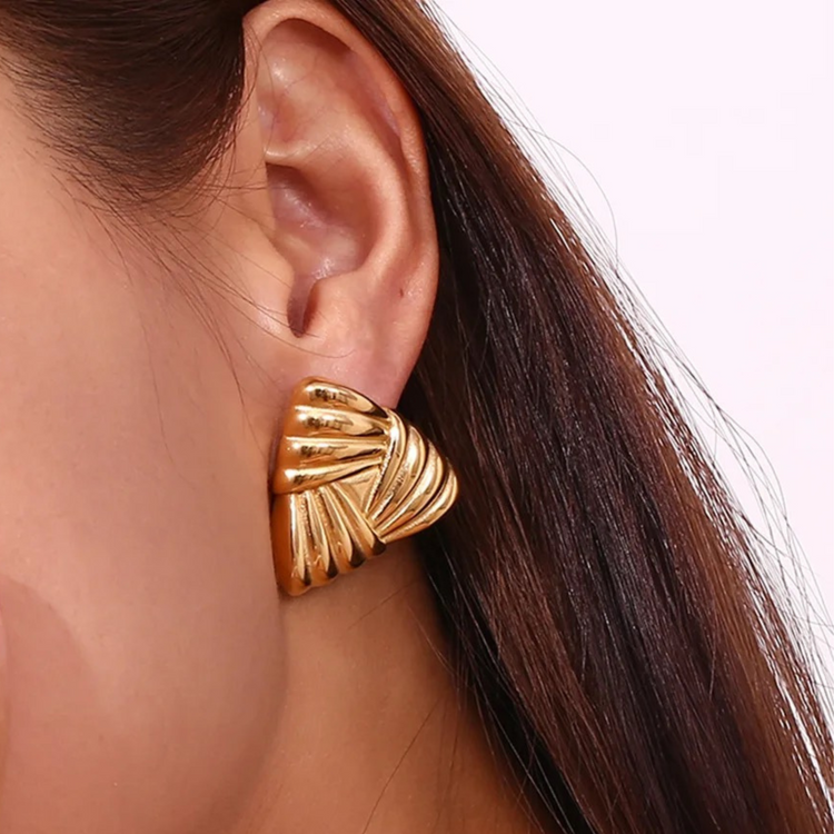 Triad Stud Earrings