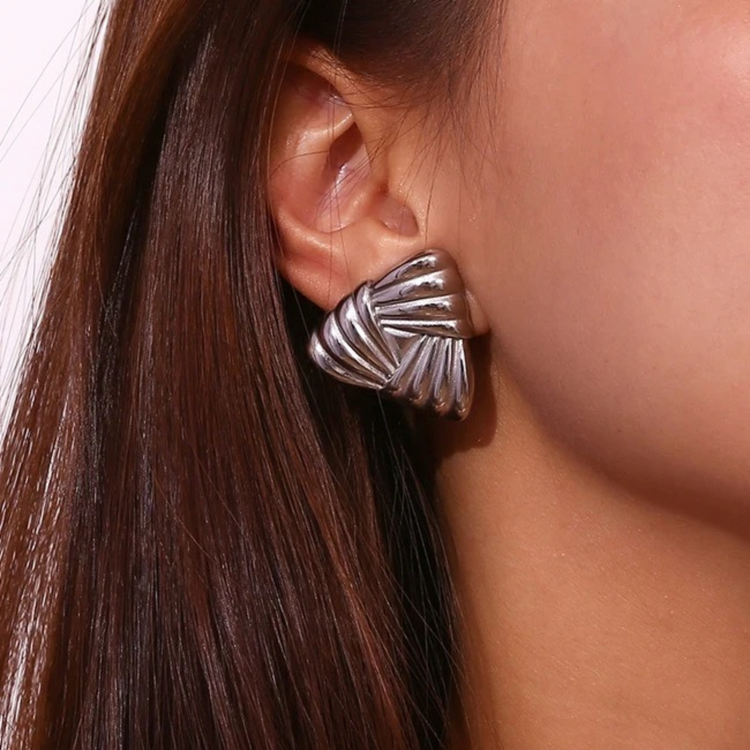 Triad Stud Earrings