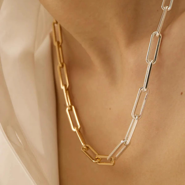 Two-Tone Link Chain