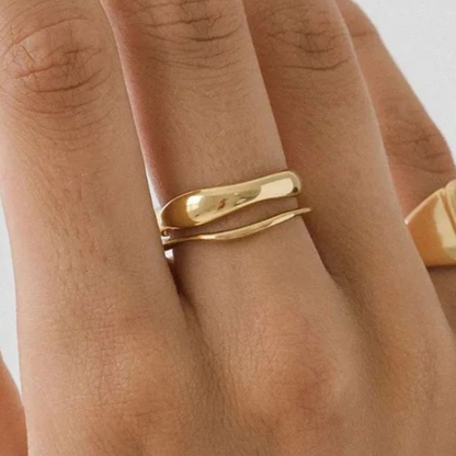 Wavy Stacking Ring